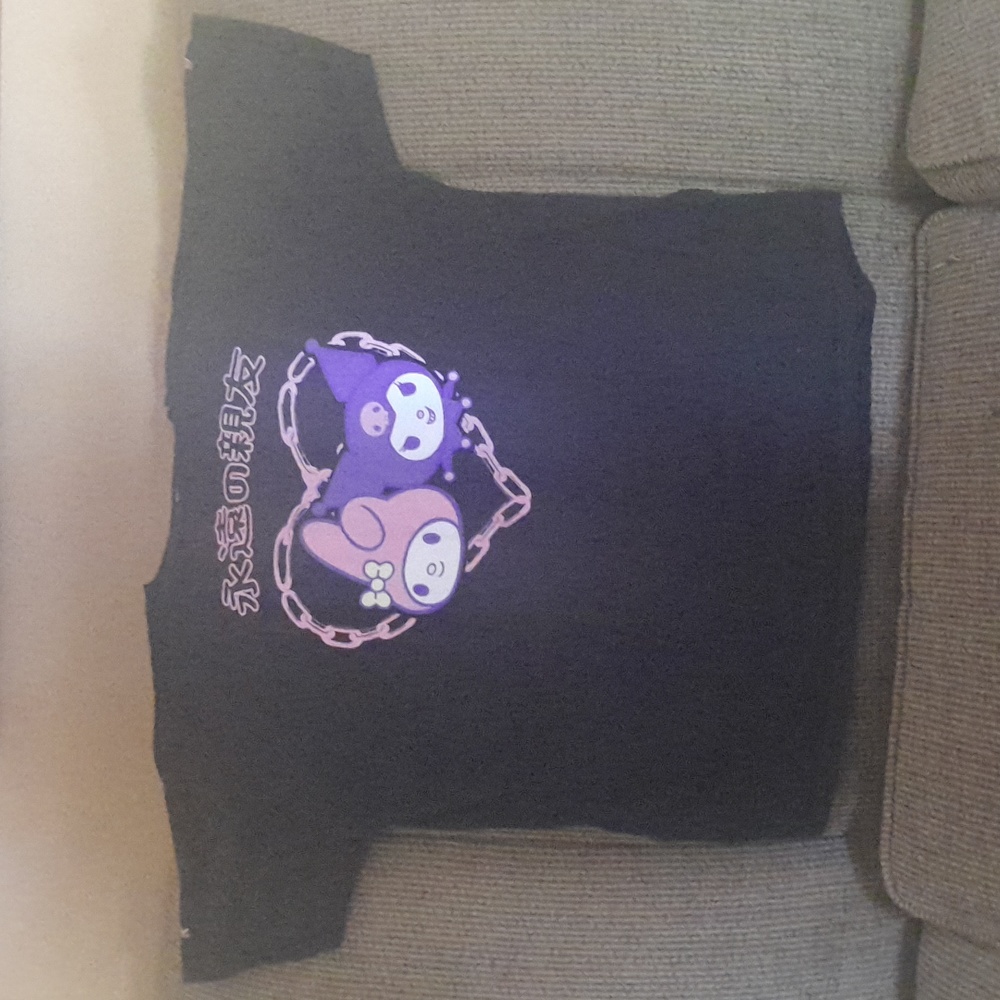 Black My Melody and Kuromi T-shirt